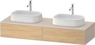 Duravit Waschtisch-Unterschrank Zencha 160x55cm, B bs, E nat/tau m, Ei beids.