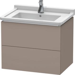 DU Waschtischunterbau wandh. L-Cube LC6264 Basalt 469x670x558mm
