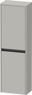 Duravit Halbhochschrank Ketho.2 40x24x132cm, 2 T, Anschl li, betongr ma