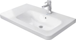 Duravit Möbel-Waschtisch DuraStyle 80x48cm, asy, B re, we, o. HL, m ÜL, HLB