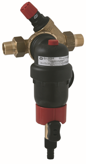 Rückspülfilter DUO HOT DFR 2314 manuell, mit Druckminderer und Manometer