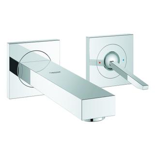 GROHE Fertigmontageset Eurocube Joy UP-WT-2-L-Wandarmatur, Ausl. 17cm, chrom