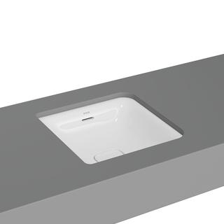 VitrA Unterbauwaschtisch New Metropole 40x40x17cm, quadr., o. Hahnloch, we. hgl