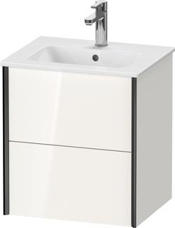 Duravit WT-Unterschrank XViu Compact 51x42x56cm, 2 La, wandh, sw m, we hgl