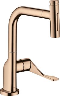 hansgrohe SPT 230 Se 2jet Axor Citterio m Ausziehbr. und sBox, polished red gold
