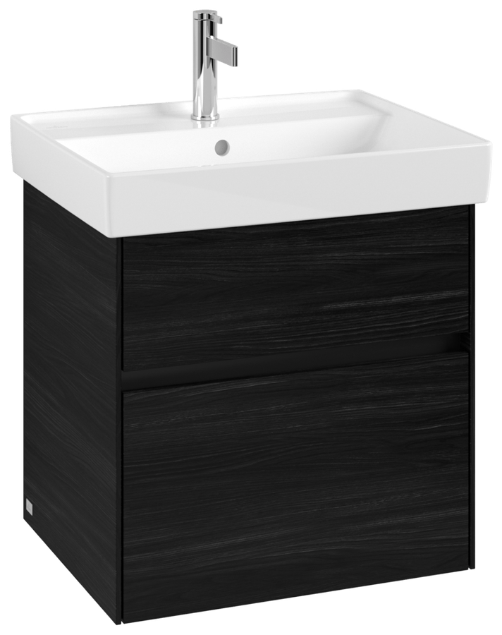 Artikelbild 2 des Artikels „V&B Waschtischunterschrank Collaro 55,4x54,6x44,4cm, WT mittig, black oak black oak“