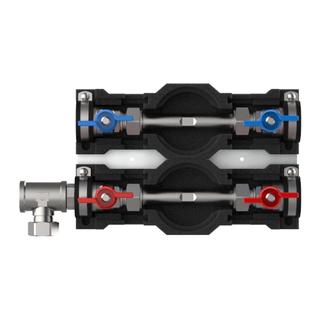 Strawa Wasserzählereinbaustrecke W2-ZA-V-D klick, Kalt-/WW, 3/4" ÜW V