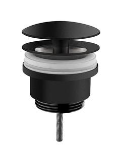 VitrA Schaftventil d= 62mm, rund, Metall, schwarz matt