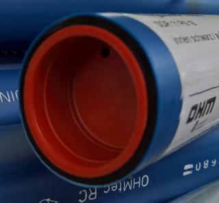 Rohr OHMtec RC TW PE HD sw/bl, 32x3,0mm, Ring 25 m, PN 16
