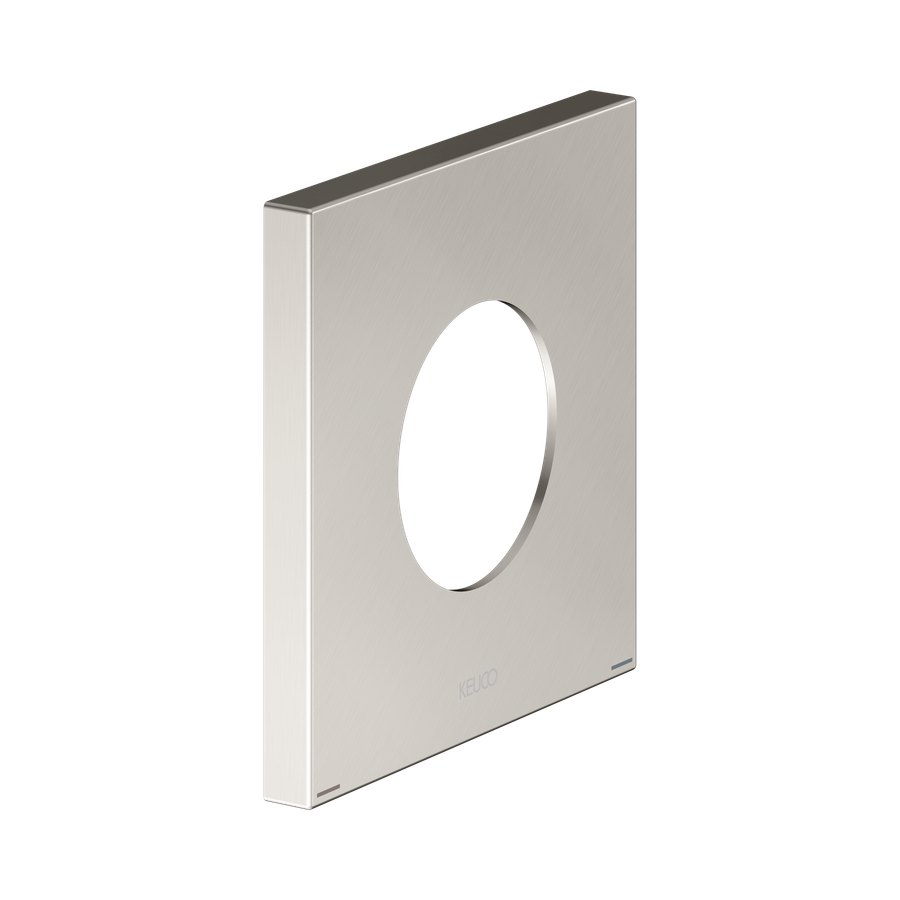 Artikelbild 1 des Artikels „Keuco Wandrosette 105x105mm, ek, ÜG, f UP-EHM/-Br.-EHM, ni nickel gebürstet“