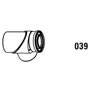 Daikin Revisionsbogen D8 RB doppelwandig, DN 80/125, weiß RAL 9016
