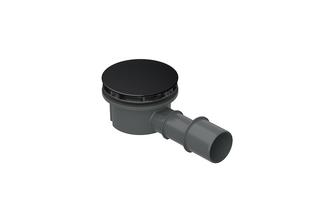 Bette Ablaufgarnitur B568-BetteCompact+ schwarz, seitlich 0,5 l/sek.