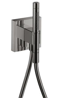 hansgrohe Portereinheit Axor Starck Organic mit Stabhandbrause 2jet, Brauseschlauch, 120 x 120 mm