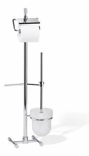 Giese WC-Garnitur f Papier + Bürste, Gl. sat, 218x197x739m