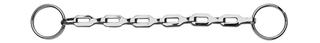 ASW Patentketten-Kettengarnitur 500mm, 0,5mm, m 2 Ringen, MS verchromt