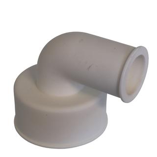 KÖRO WC-Verbinder 90W, 28-32mm Rohr, weiß, 48mm, Winkel