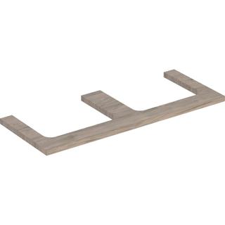 Waschtisch-Platte One links/rechts, für Aufsatzwaschtisch rechteckig
