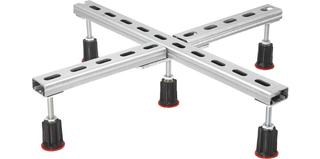 ASW Duschwannenfüße Uni, St. vz, L 530mm/Stellfüße M 10x45mm