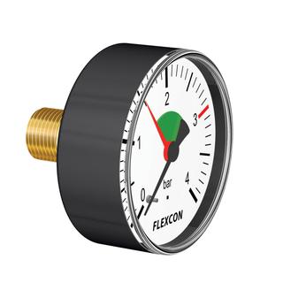 Meibes Manometer d= 80mm, 1/4", 1,5-3 bar, 1/4"x1/2" Absp