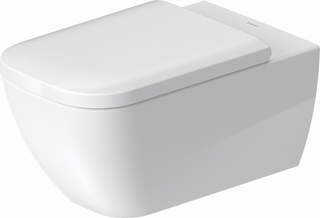 Duravit Wand-Tiefspül-WC Happy D.2 36,5x62cm, 4,5 l, Rimless, weiß