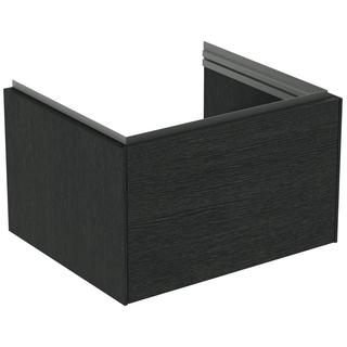IS Waschtisch-Unterschrank Conca 1 Ausz., 60x50,5x37cm, Ei gefl. Furnier