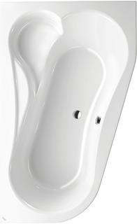 Polypex Eck-Badewanne BEACH 1800 180x111cm, jetstone, rechts
