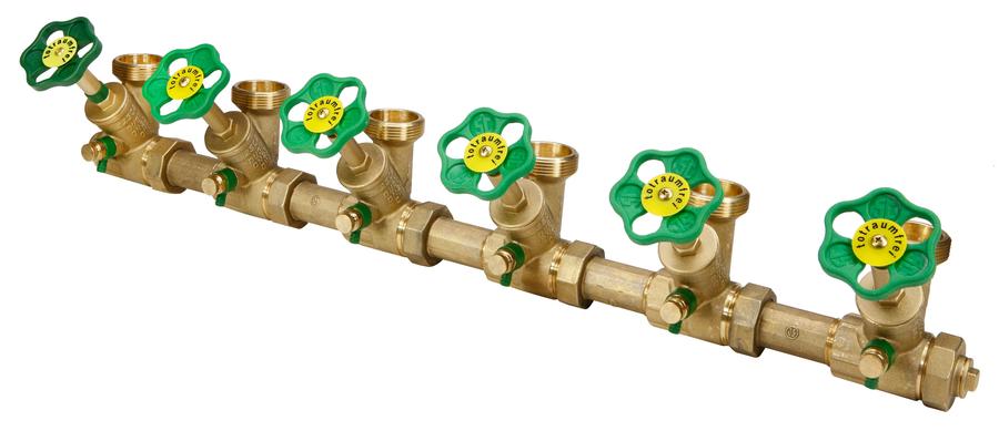 Artikelbild 1 des Artikels „Schlösser ATV-Verteiler 6-fach, DN 25, G 1x1 1/2, ohne Rinne 6-fach | DN 25, G 1 x 1 1/2“