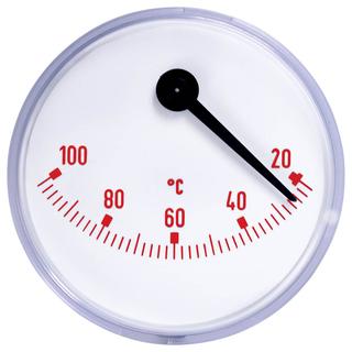 AFRISO Bimetall-Thermometer BiTh 63 exz 20/100C Zapfen 15mm exz Kl.2 rot