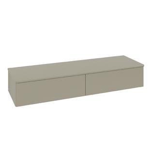 V&B Sideboard ohne Frontstruktur Antao 160x26,8x50cm, WBP w. wal, st. Gr m Lac