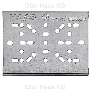 HAAS Befestigungsplättchen Peter verzinkt, 70 x 52 x 3,5 mm