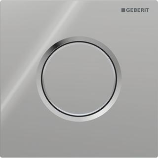 GE Typ 01 Betätigungsplatte für UR-Strg. pneum. Sp-Ausl., rund, hgl. verchromt
