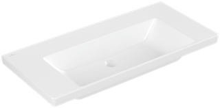 V&B Schrank-Waschtisch Subway 3.0 100x47cm, eck., o. HL/o ÜL, st. wh. C+