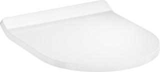 hansgrohe WC-Sitz EluPura S w, Bef. ob, m SoftCl. u. Quickr, Slim