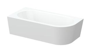 BW BetteStarlet IV Silhouette-6677 weiß, 195x95x42cm, mit Schürze