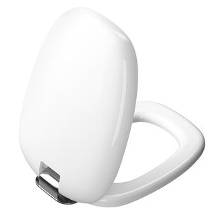 VitrA WC-Sitz Plural 36,4x47,6x5cm, m Abs, SV, w hochg./chrom