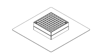 ACO Parkdeckablauf für Gussasphalt mit Höhe 70mm
