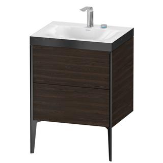 Duravit WT-Unterschrank c-bonded XViu 60x48cm, 2 AZ, 2 HL, s m, R P, N geb.