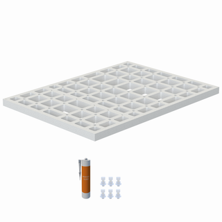 Schedel Unterbauelement quadroU Kessel 100x80x5,5cm, rechteck., 1 Montagekleber