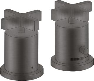 hansgrohe Fertigmontageset Axor Citterio 2-L-W-Ran-Arm, m TH, KrG, brush. bla vc