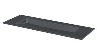 Einbau-Waschtisch BetteAqua A072 140x49,5cm, HLW1, PW, midnight