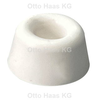 HAAS Sitz-/Apparatepuffer Höhe 10mm, a-d= 20mm, i-d= 5,0mm, hell