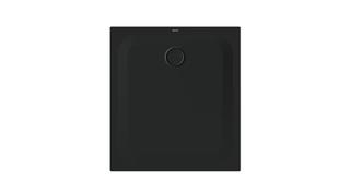 Duschwanne BetteUltra 1660 100x90x2,5cm, Mini-Wannenträger, ebony