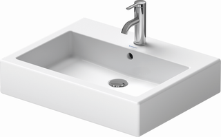 Duravit Möbel-Waschtisch Vero 60x47cm, we, m HL, m ÜL, m Hahnlochbank