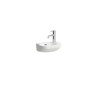 Laufen Handwaschbecken LUA 36x25cm, asy, HL R, m Ü, 1 HL, manhatt