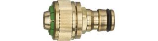 ASW Schlauchanschlussstück f Schl. 3/4", f Steckkupp., Messing roh