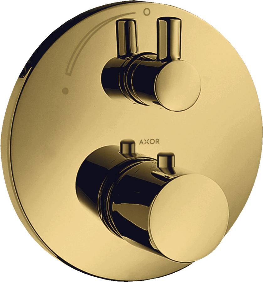 Artikelbild 1 des Artikels „hansgrohe Fertigmontageset Axor Uno UP-THM, m Absp.ventil, pol. gold optic polished gold optic“