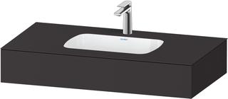 Duravit EinbauWT-Möbel-Set Qatego 100x55x17cm, gra m, m K, 1 Ausschn, m ÜL