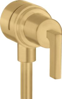 hansgrohe Absp.ventil Axor Citterio Stop m Rückflussverh., Hebel, brush. gol opt