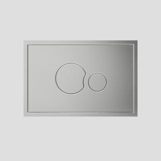 Sanit Betätigungsplatte SE 706 2-Spül., flächenb., 181x121x1mm, ES