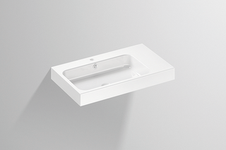 Alape Waschtisch SR800H.L 800x472mm, we, m HL u ÜL, Becken links